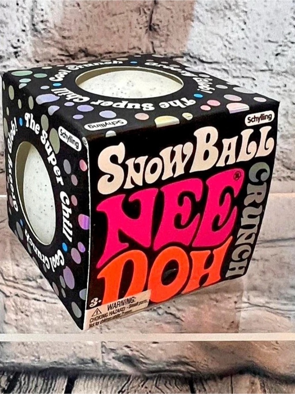 NIB Schylling Snowball Needoh Sensory Fidget Toy